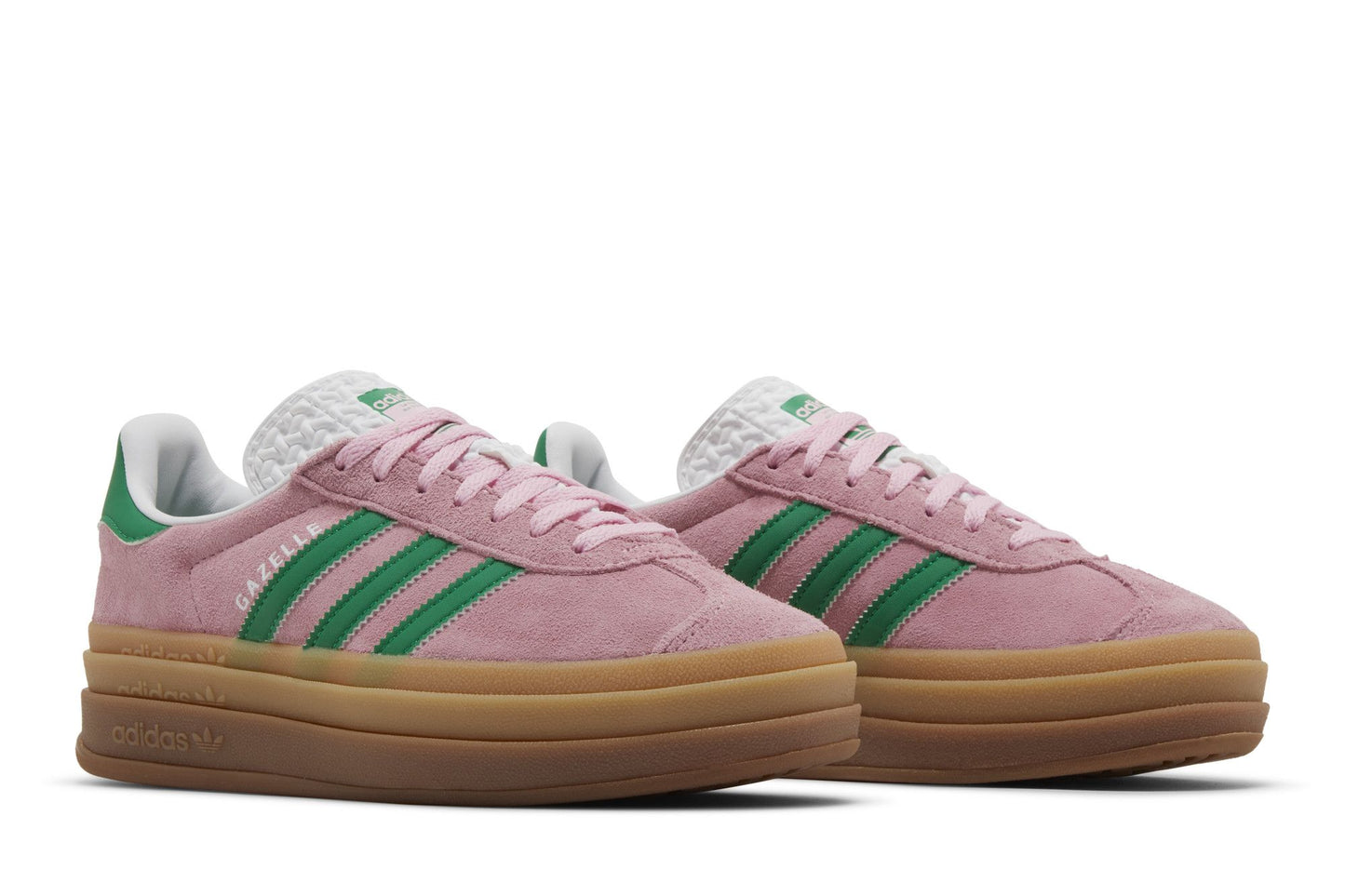Adidas Gazelle Bold True Pink Green Cloud White