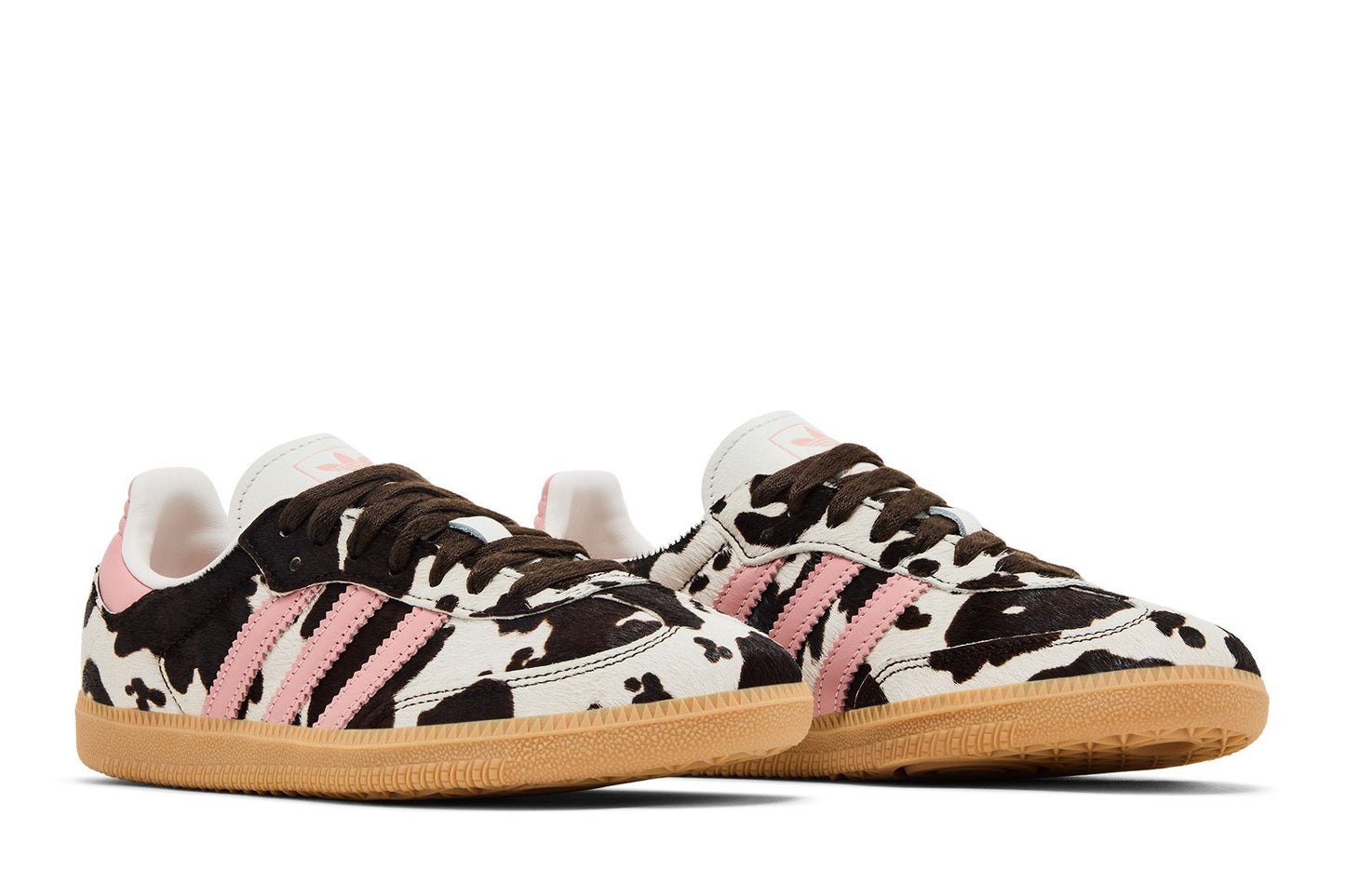 Adidas Samba OG Cow Print Dark Brown Wonder Mauve