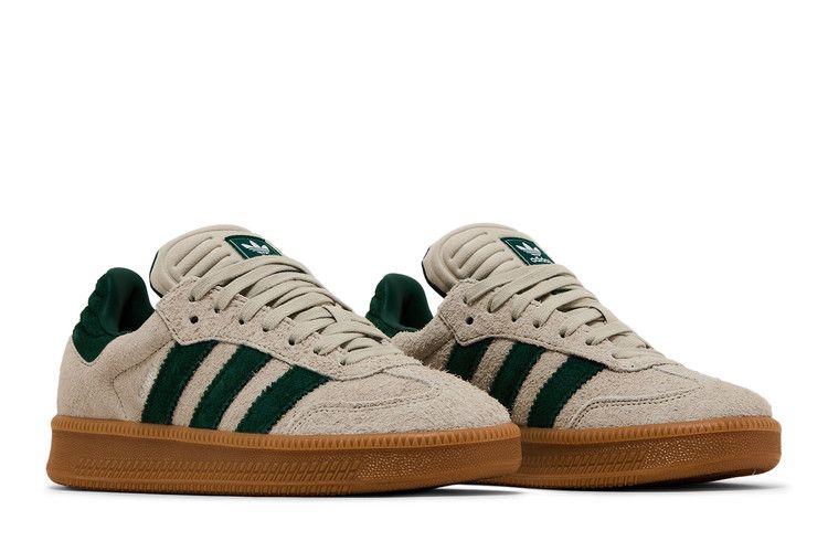 Adidas Samba XLG Putty Grey Collegiate Green