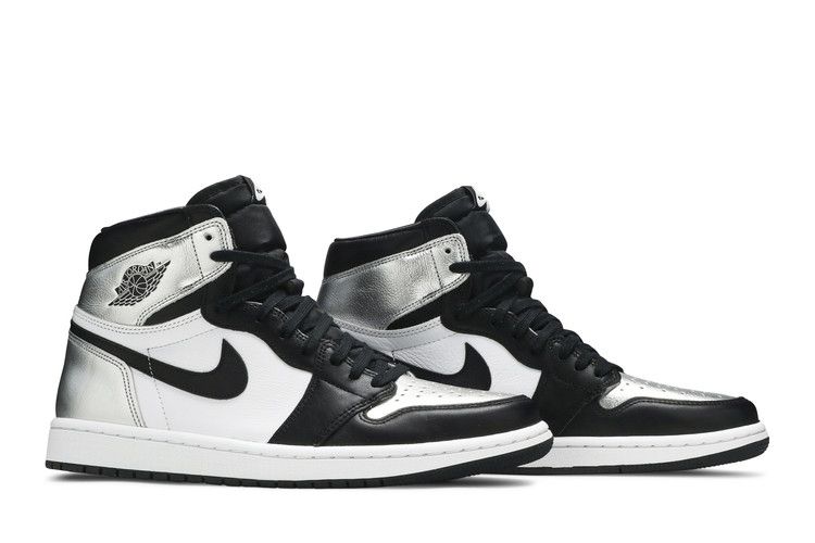 Air Jordan 1 Retro High Silver Toe