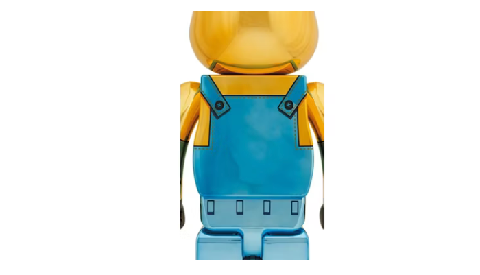Bearbrick x Minions Kevin Chrome Ver. 1000% - BBMSCV1000