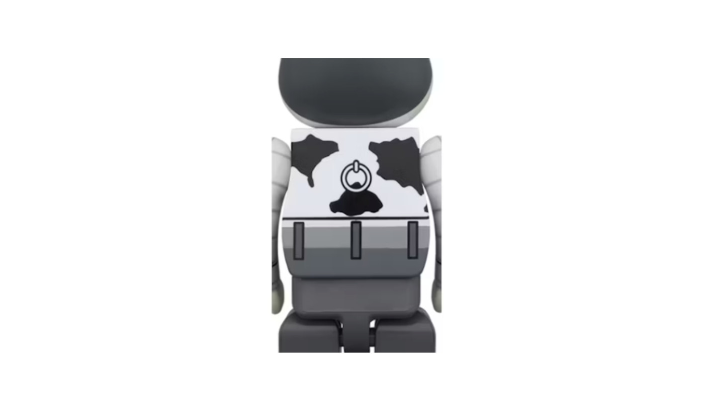 Bearbrick x Disney Woody 1000% noir et blanc - BDWNW