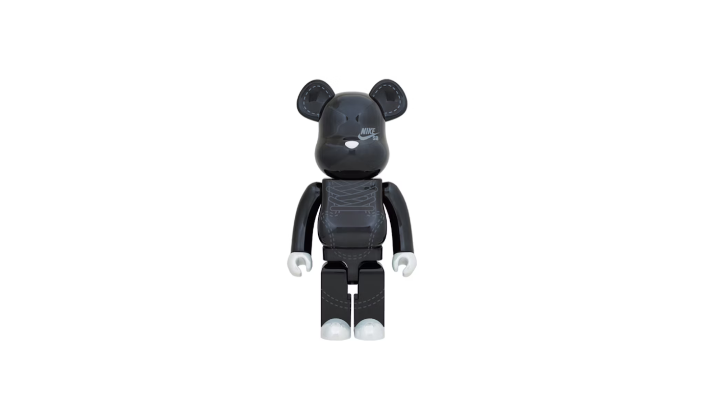 Bearbrick Nike SB 2020 1000% Noir - BNSBN