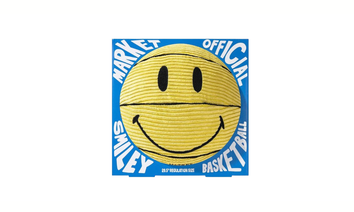 Market Smiley Plush Basketball