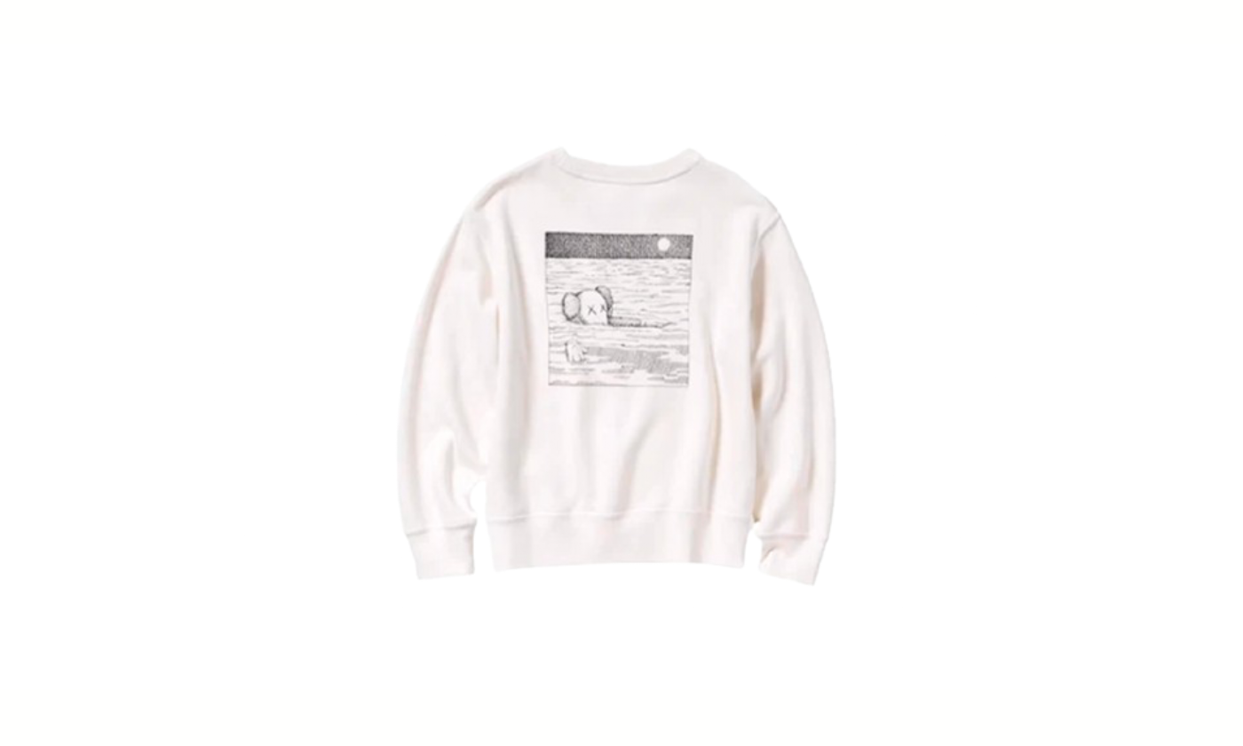 Uniqlo Longsleeve Sweatshirt KAWS White