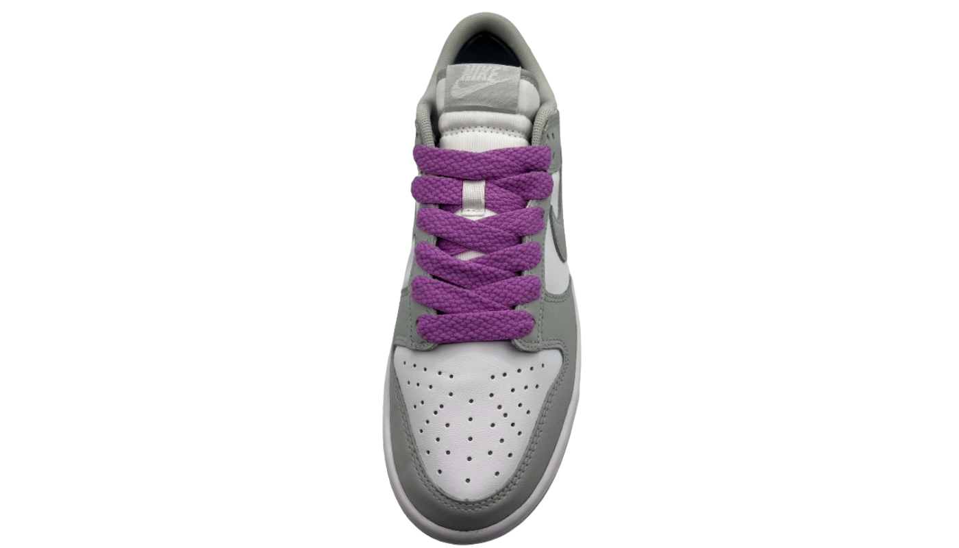 Paire de lacets larges Mauve