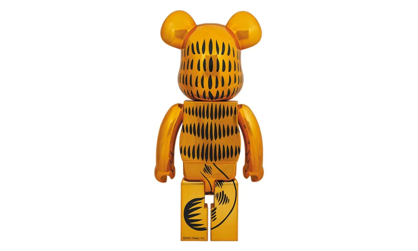 Bearbrick Garfield 1000% Gold Chrome Ver. - BEAR-BG1GCV-GOLDCHROMEVER.