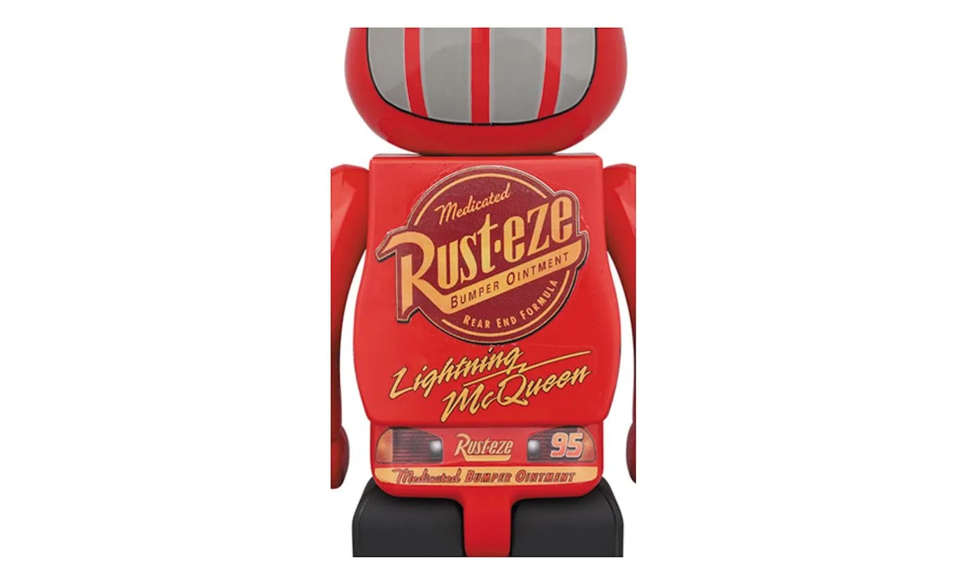 Bearbrick x Disney Pixar Lightning McQueen 1000% Red - BEAR-BXDPLM-RED