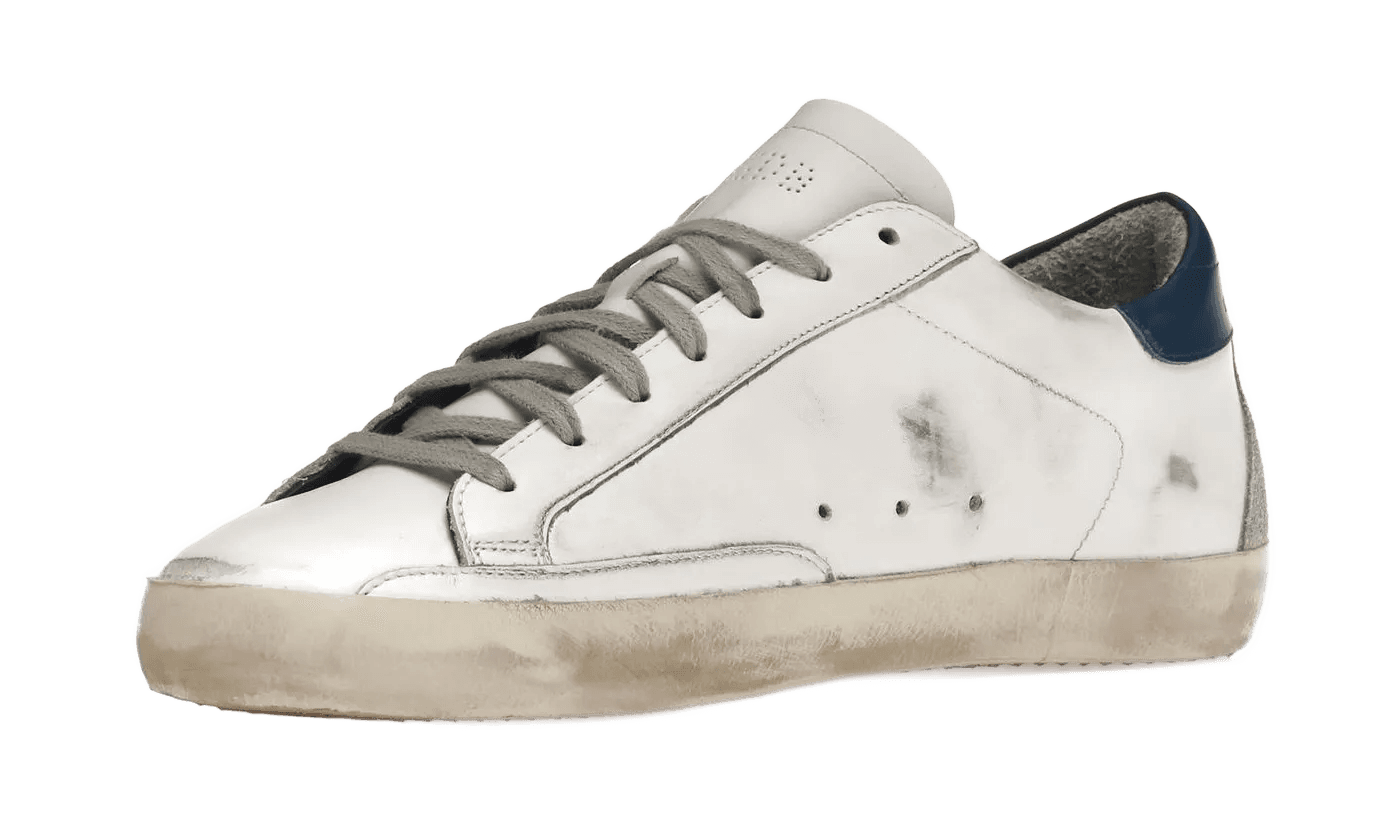 Super-Star White Royal Blue Grey Suede Patch - GMF00102F00218110509/GMF00102.F000311.10270