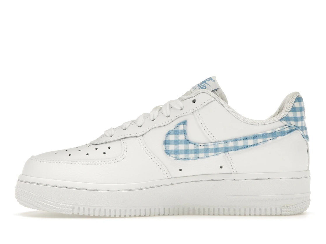 Air Force 1 Low '07 Essential White University Blue Gingham - DZ2784-100