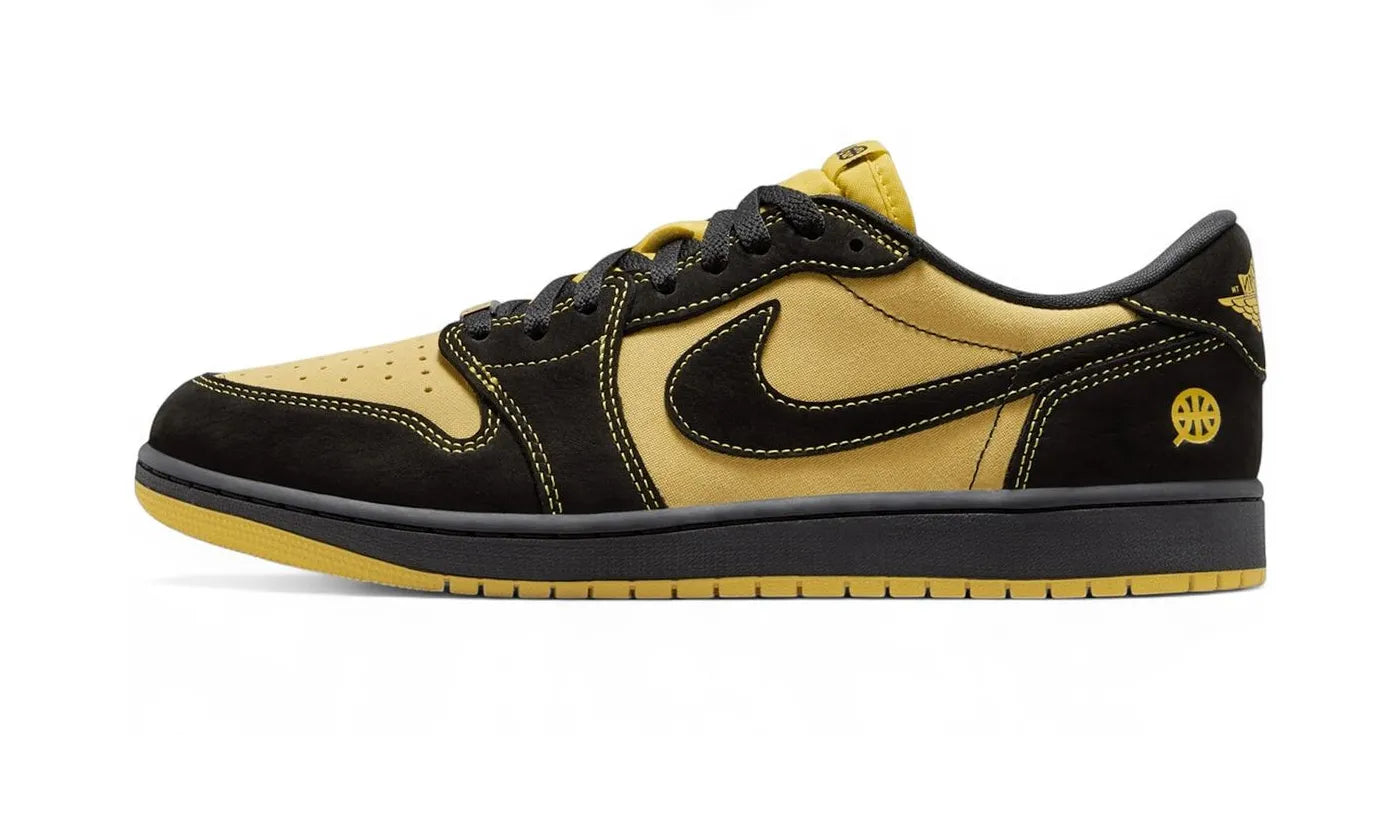 Air Jordan 1 Retro Low OG Quai 54 Black Tour Yellow Red - IB8836-007