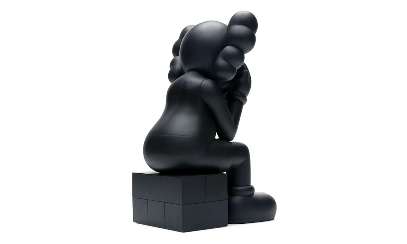 KAWS Passing Through Open Edition Vinyl Figure Black - KAWS-KPTOEV-BLACK