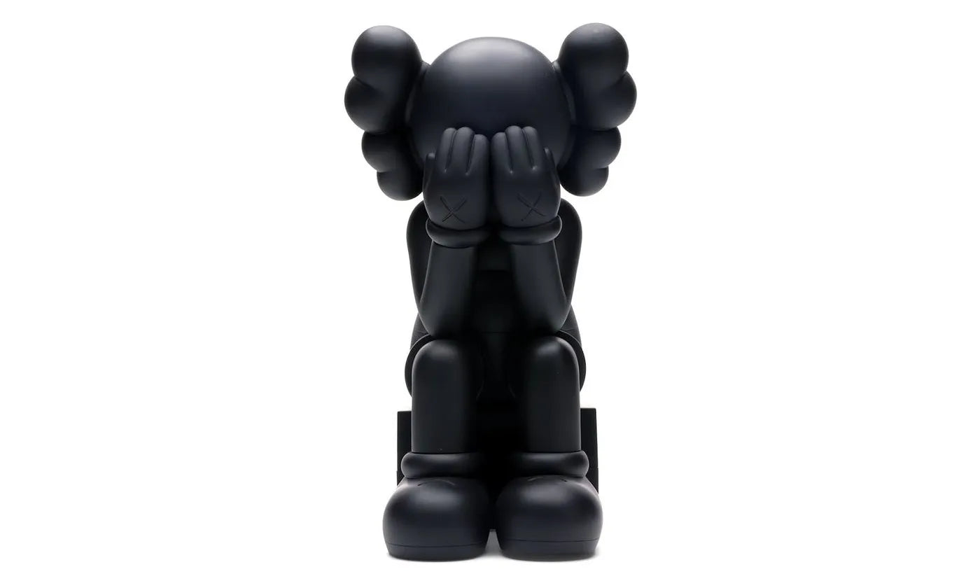 KAWS Passing Through Open Edition Vinyl Figure Black - KAWS-KPTOEV-BLACK