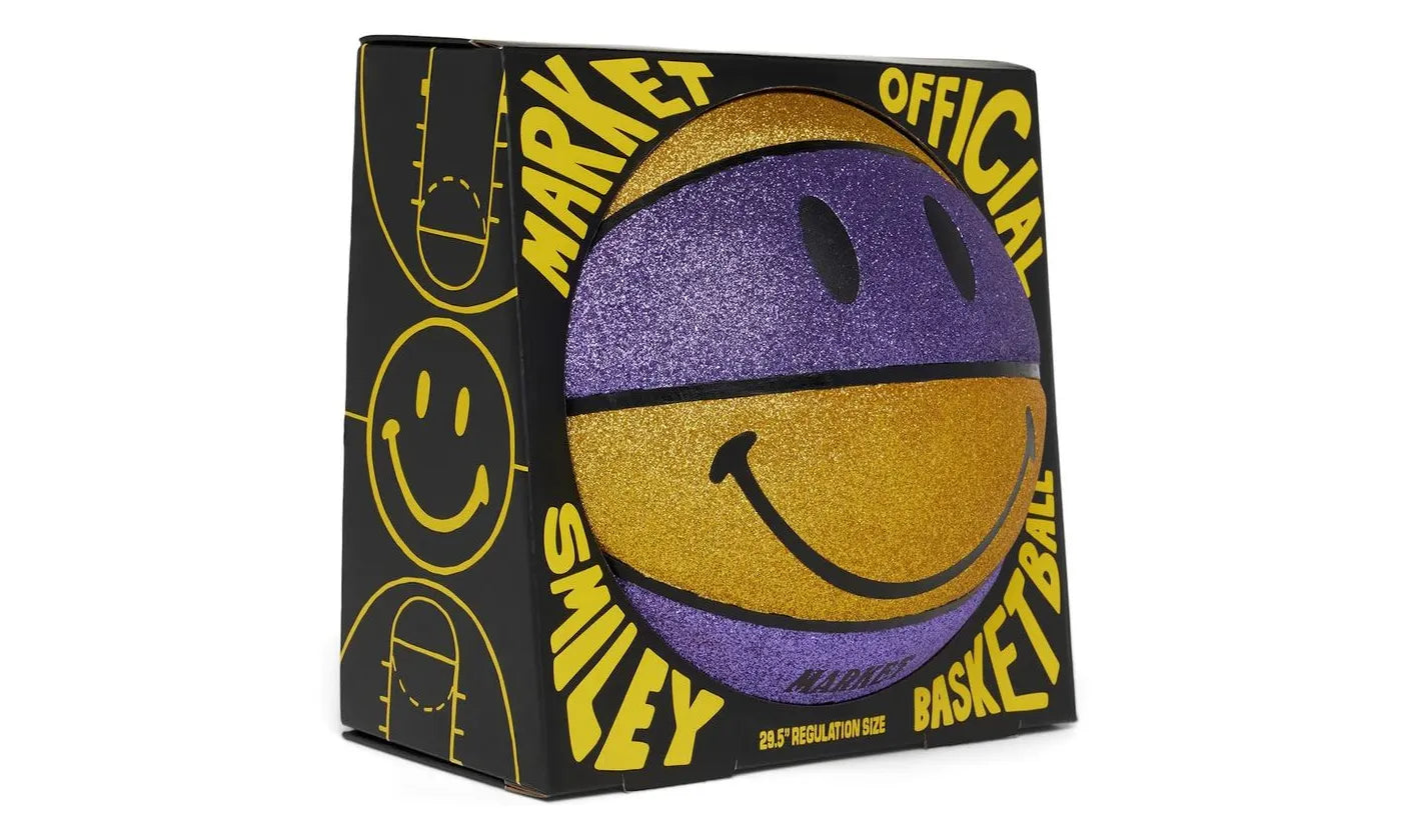Market Smiley Glitter Showtime Basketball - MARK-MASGSBXX-MULTI