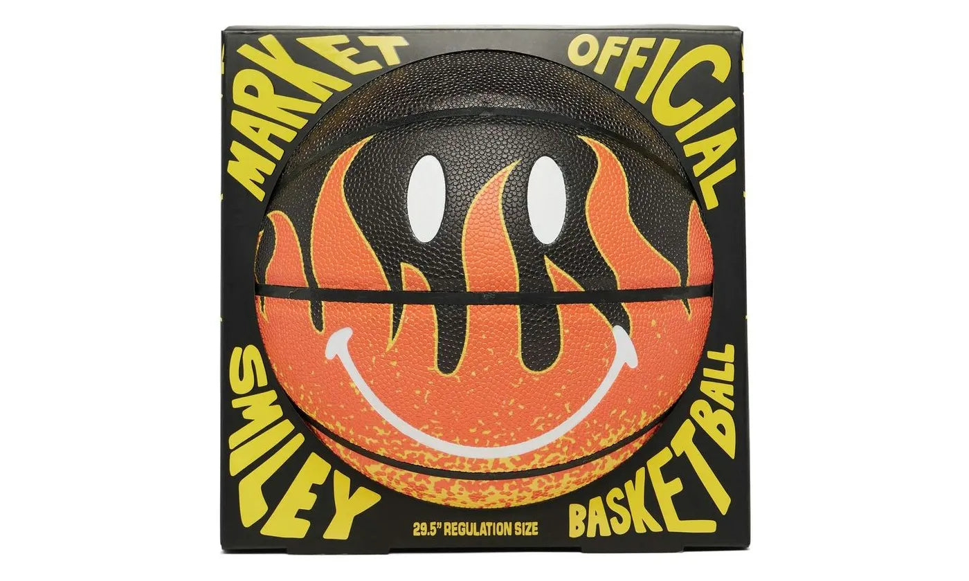 Market SMILEY Market Flame Basketball - MARK-MASMFBXX-MULTI
