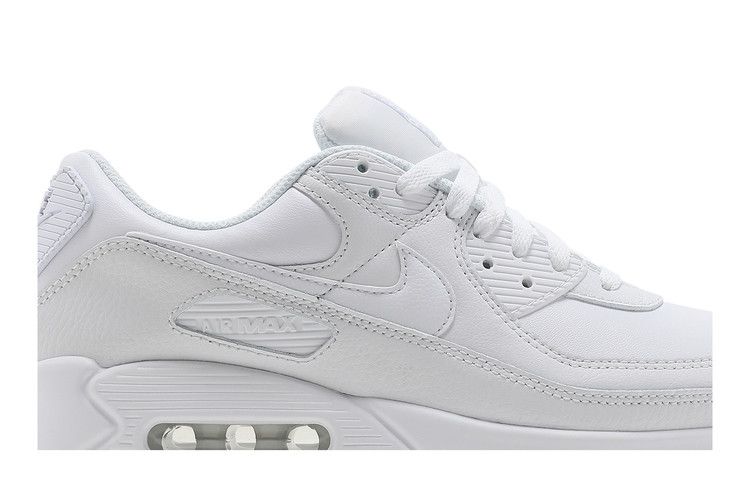 Air Max 90 Leather Triple White - CZ5594-100
