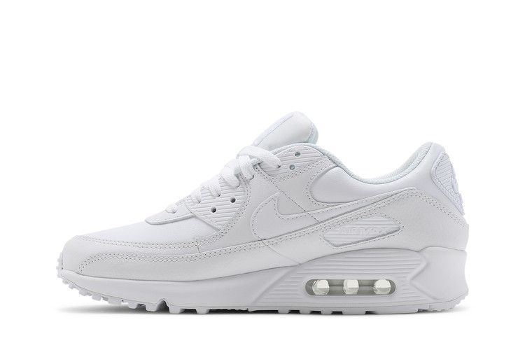 Air Max 90 Leather Triple White - CZ5594-100