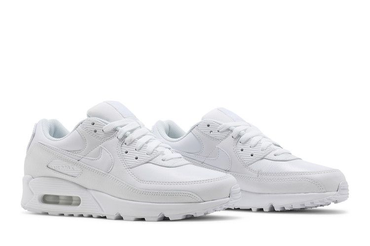 Air Max 90 Leather Triple White - CZ5594-100