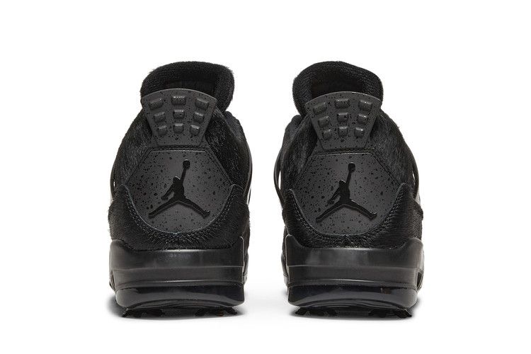 Air Jordan 4 Retro Golf Black Cat Pony Hair - CU9981-001