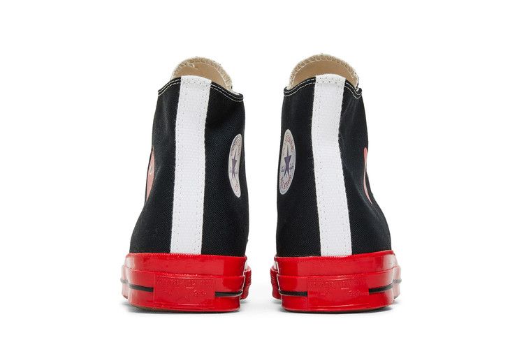 Chuck Taylor All Star 70 Hi Comme des Garcons PLAY Black Red Midsole - A01793C