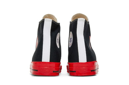Chuck Taylor All Star 70 Hi Comme des Garcons PLAY Black Red Midsole - A01793C