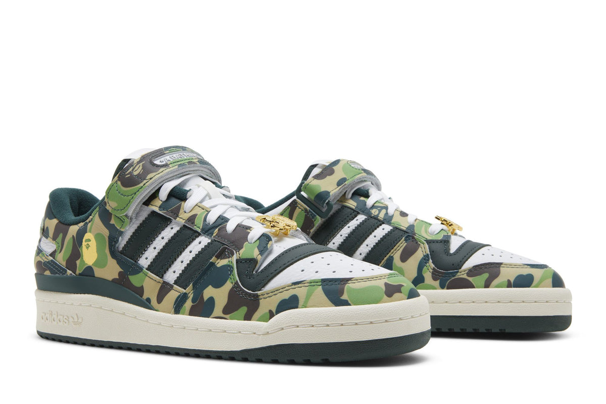 Adidas Forum 84 Low Bape 30th Anniversary Green Camo