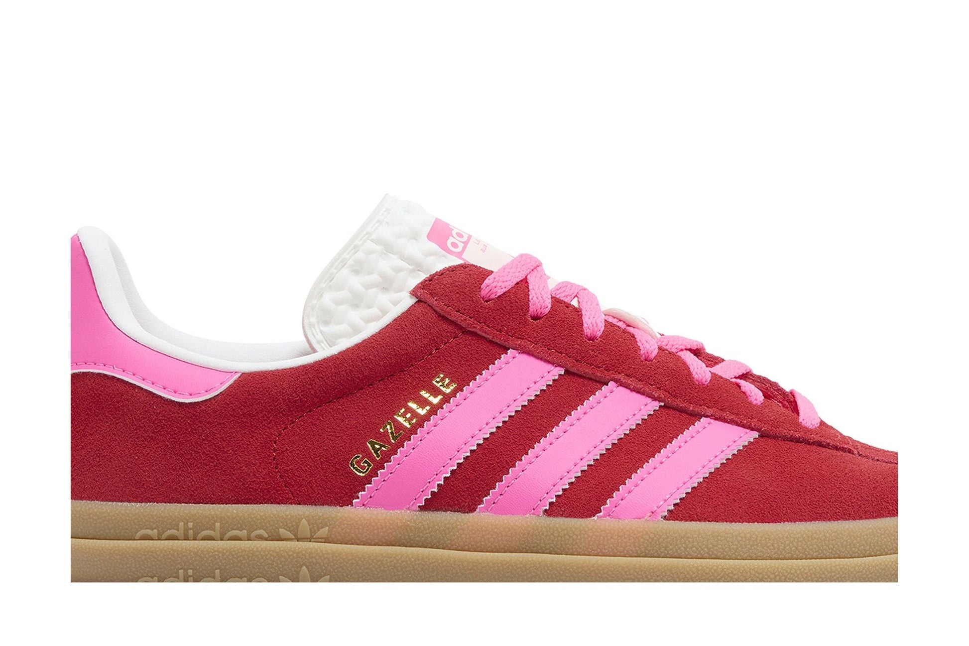 Adidas Gazelle Bold Collegiate Red Lucid Pink