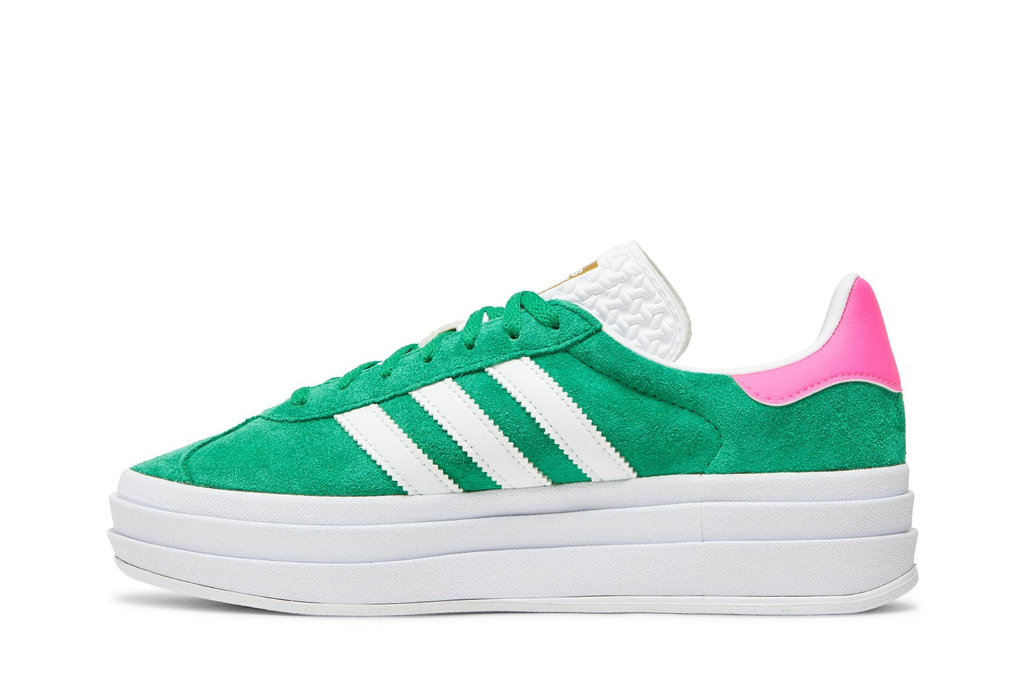 Adidas Gazelle Bold Green Lucid Pink