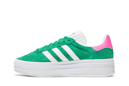 Adidas Gazelle Bold Green Lucid Pink