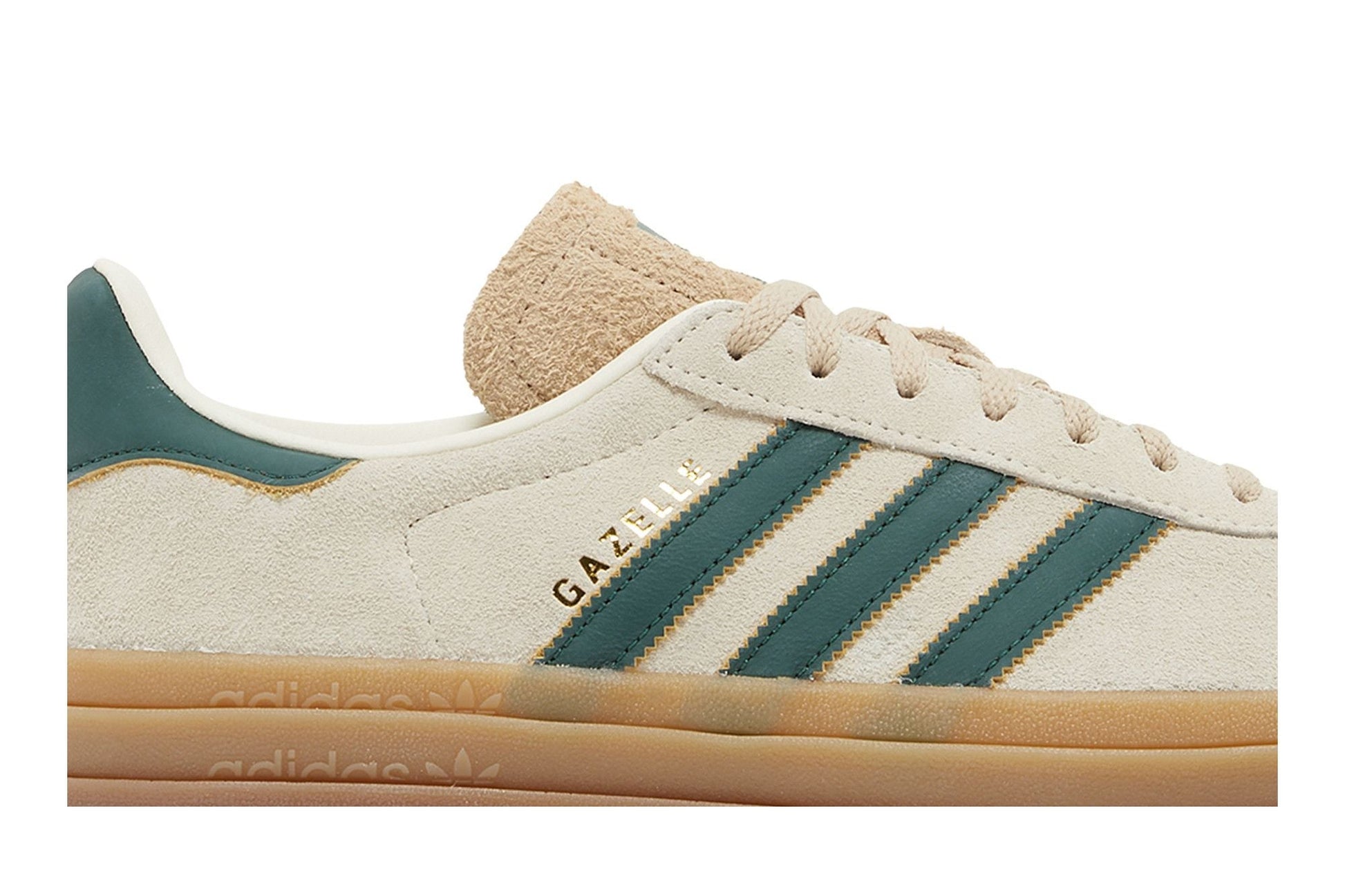 Adidas Gazelle Bold Magic Beige Collegiate Green