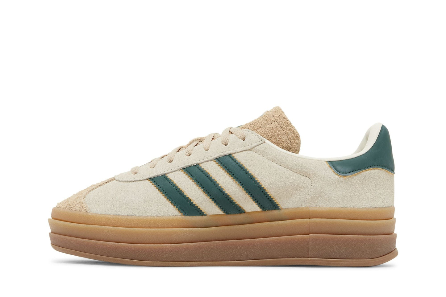 Adidas Gazelle Bold Magic Beige Collegiate Green