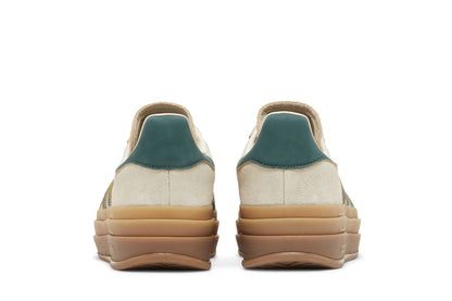 Adidas Gazelle Bold Magic Beige Collegiate Green