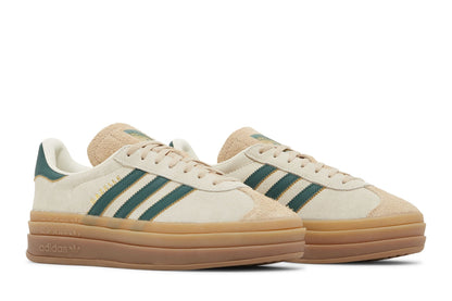 Adidas Gazelle Bold Magic Beige Collegiate Green