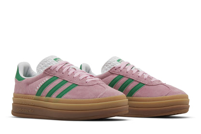 Adidas Gazelle Bold True Pink Green Cloud White