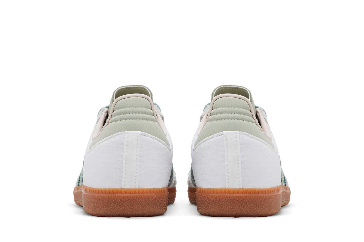 Adidas Samba OG  Cloud White Silver Green