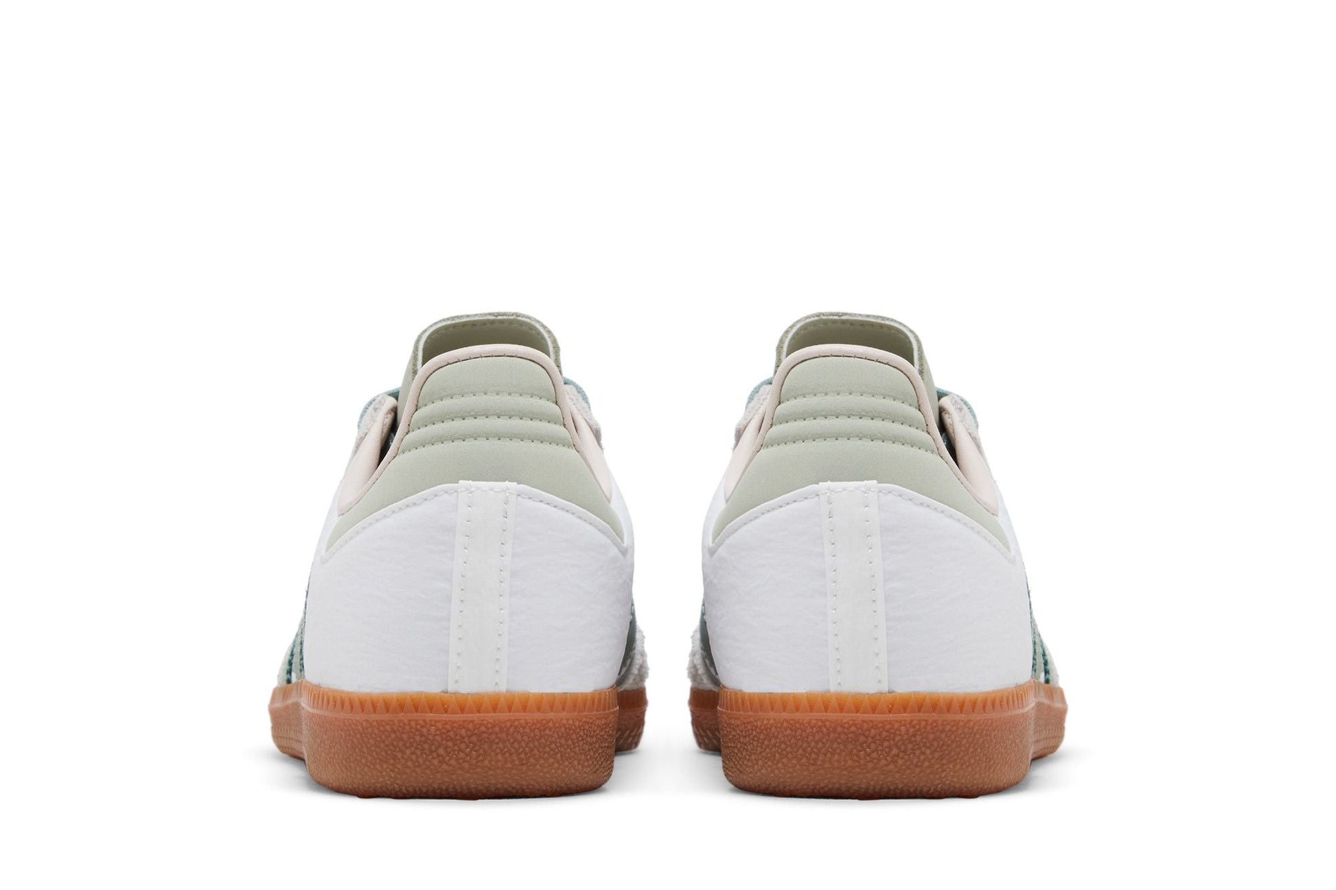 Adidas Samba OG  Cloud White Silver Green