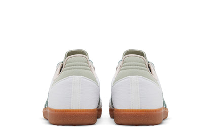 Adidas Samba OG  Cloud White Silver Green
