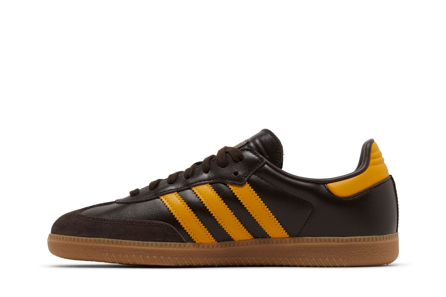 Adidas Samba OG Dark Brown Yellow