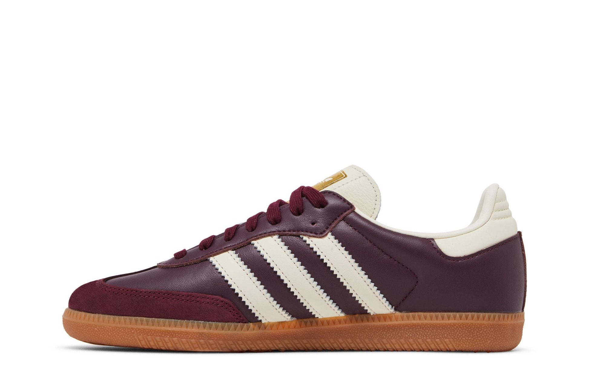 Adidas Samba OG Maroon Gold Metallic