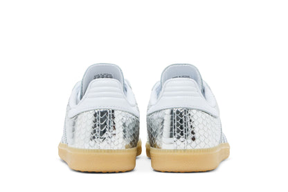 Adidas Samba OG Patent Snakeskin Silver Metallic