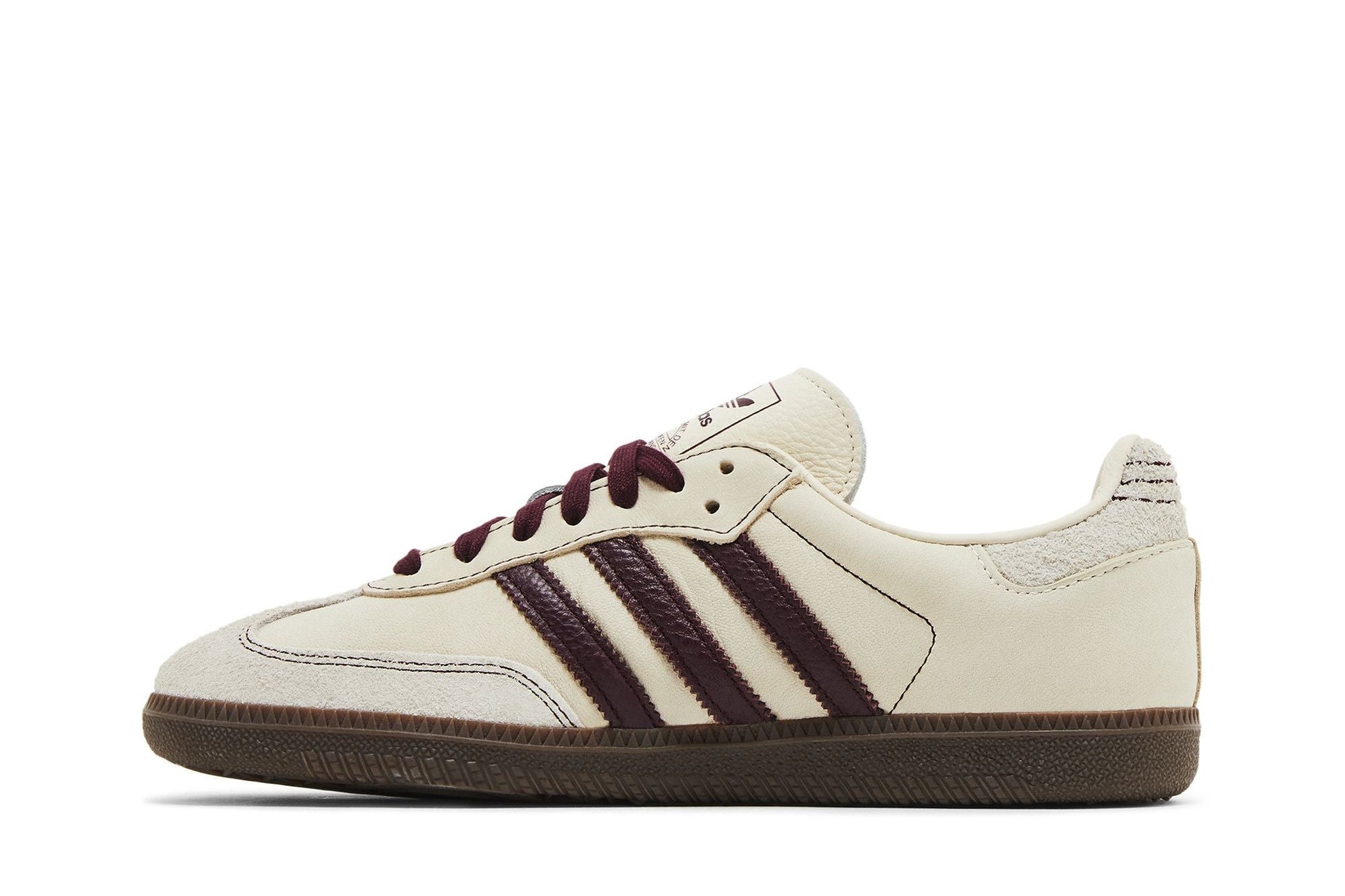 Adidas Samba OG Wonder White Maroon