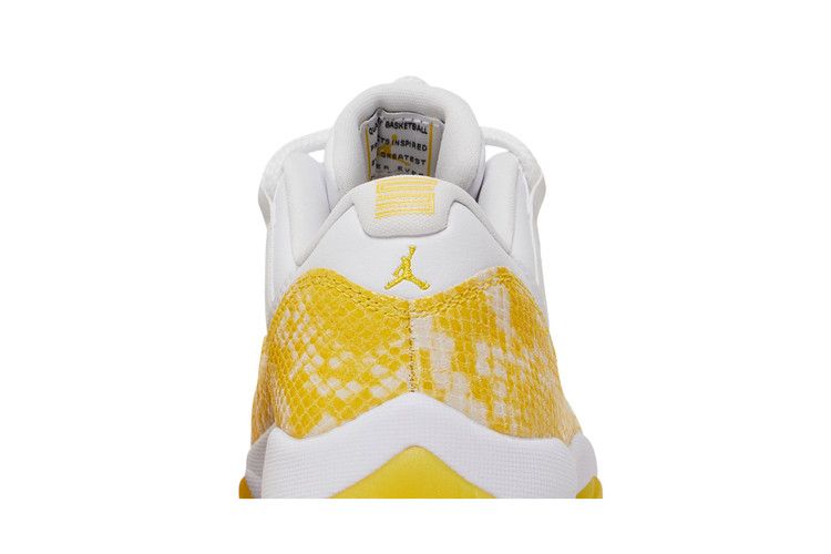 Air Jordan 11 Retro Low Yellow Snakeskin