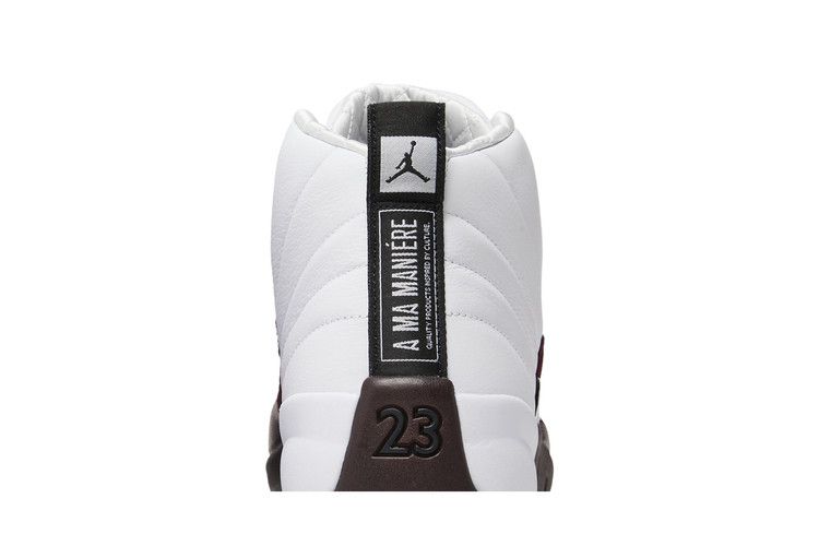 Air Jordan 12 Retro SP A Ma Maniére White Burgundy Crush