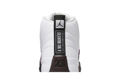 Air Jordan 12 Retro SP A Ma Maniére White Burgundy Crush