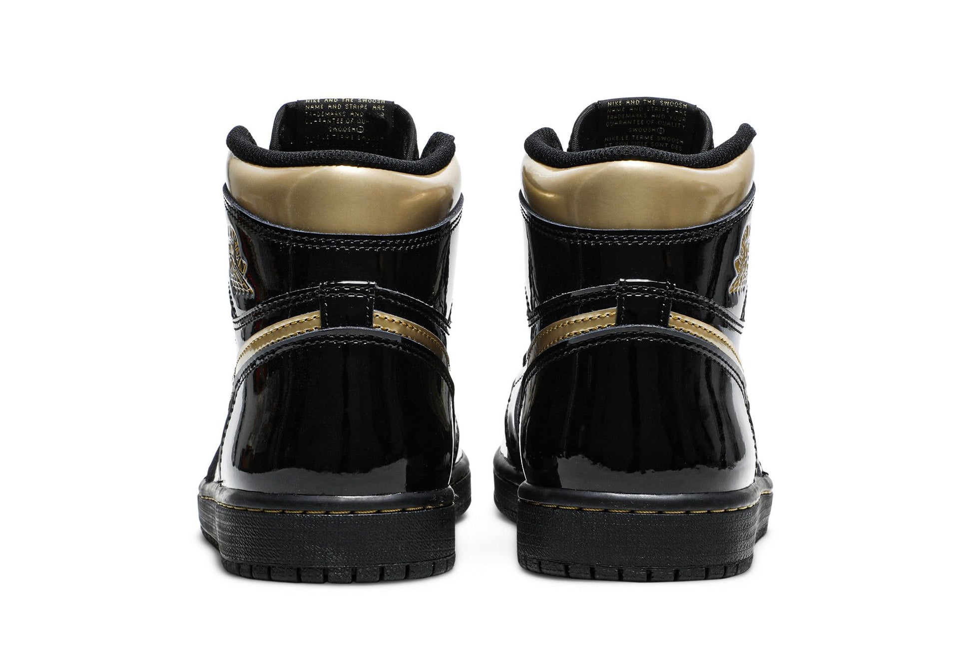 Air Jordan 1 High Black Metallic Gold