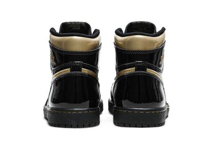 Air Jordan 1 High Black Metallic Gold