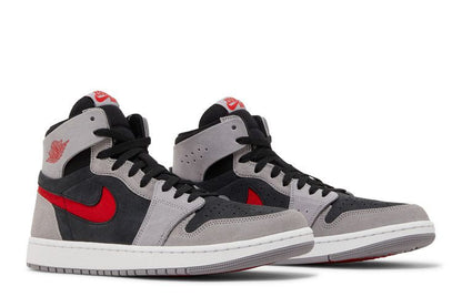 Air Jordan 1 High Zoom Air CMFT 2 Black Fire Red Cement