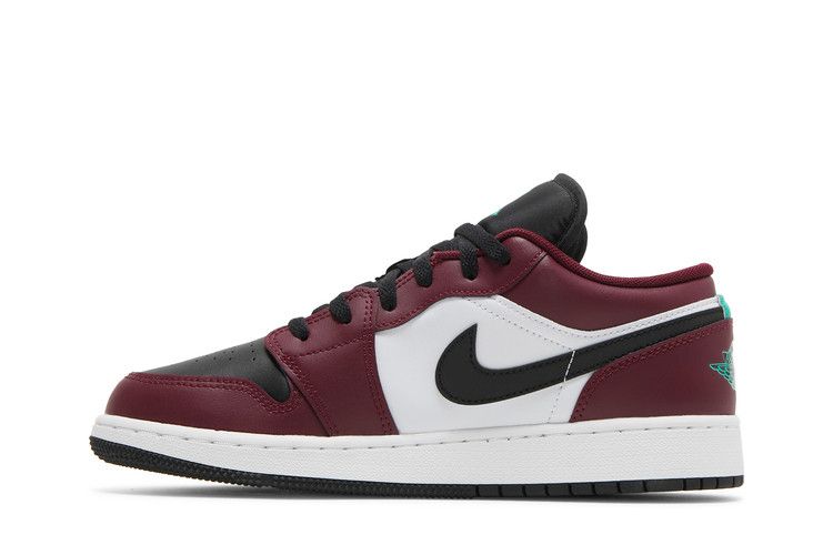 Air Jordan 1 Low SE Dark Beetroot Black Roma Green