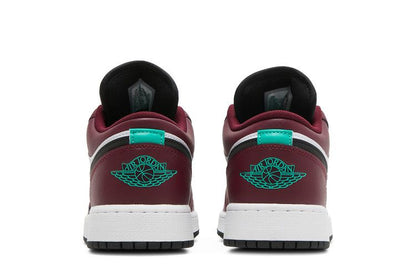 Air Jordan 1 Low SE Dark Beetroot Black Roma Green