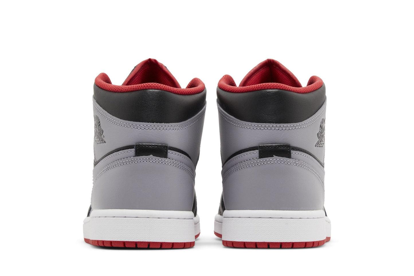 Air Jordan 1 Mid Black Grey Red